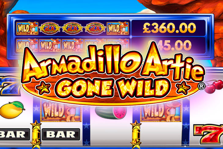 Armadillo Artie Gone Wild - DWG slot at Zamba Casino Casino